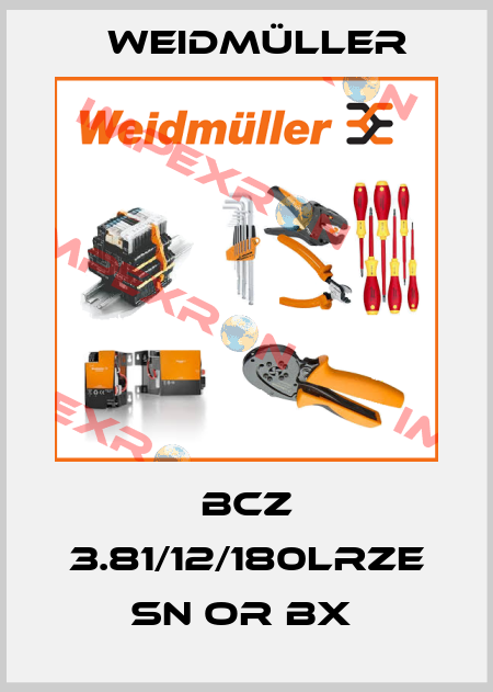 BCZ 3.81/12/180LRZE SN OR BX  Weidmüller