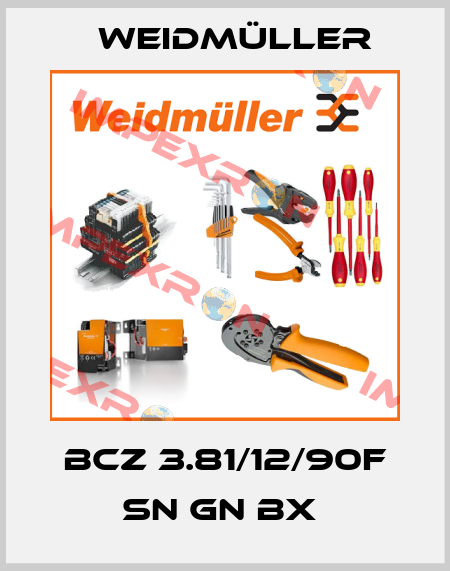 BCZ 3.81/12/90F SN GN BX  Weidmüller