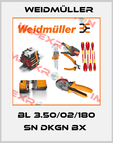 BL 3.50/02/180 SN DKGN BX  Weidmüller