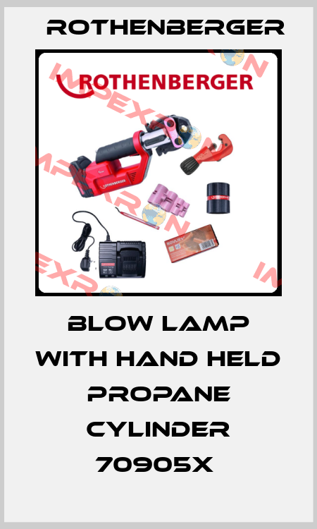 Blow Lamp with Hand Held Propane Cylinder 70905x  Rothenberger