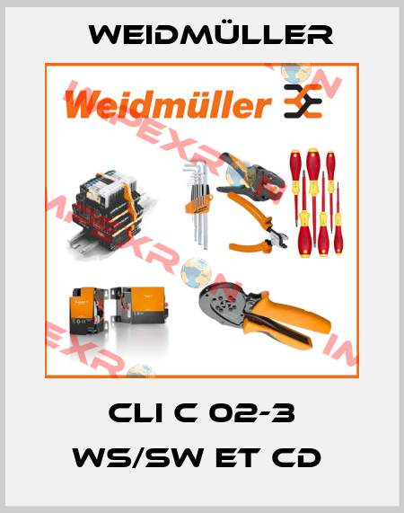 CLI C 02-3 WS/SW ET CD  Weidmüller