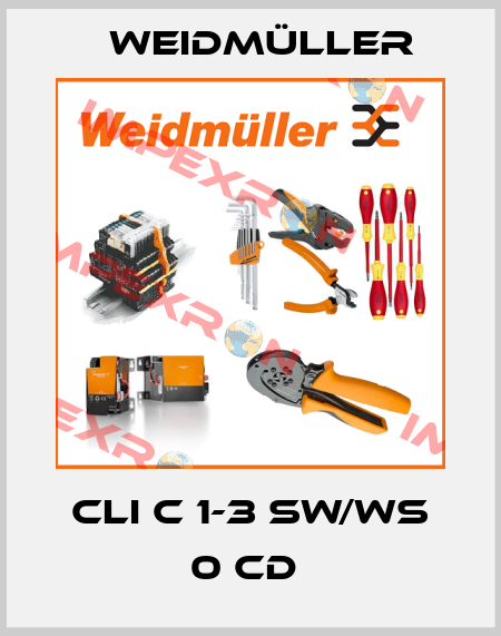 CLI C 1-3 SW/WS 0 CD  Weidmüller