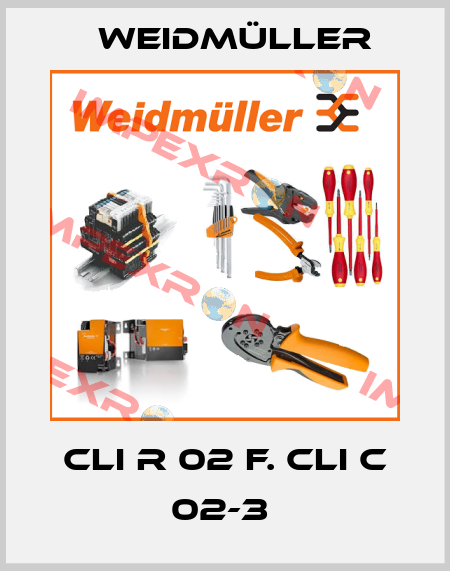 CLI R 02 F. CLI C 02-3  Weidmüller