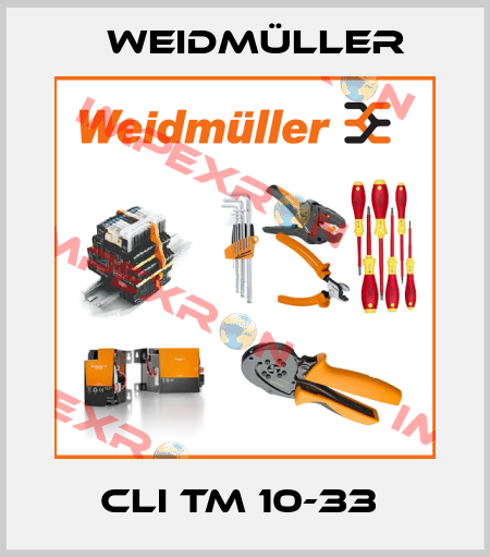 CLI TM 10-33  Weidmüller