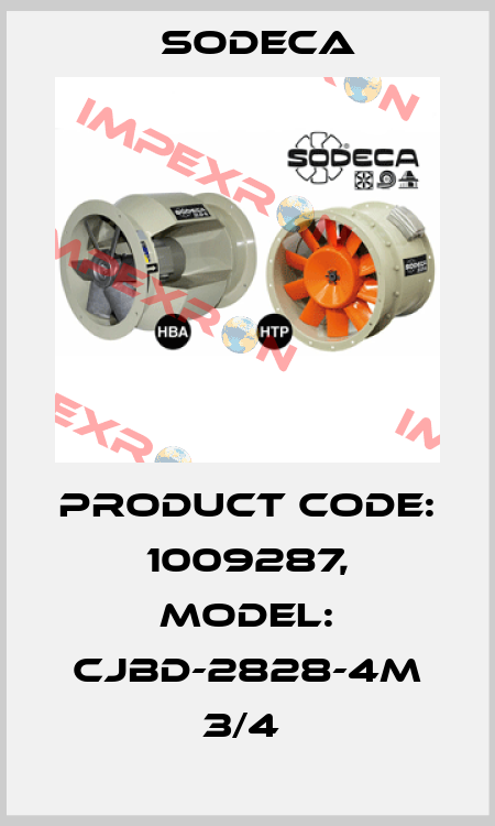 Product Code: 1009287, Model: CJBD-2828-4M 3/4  Sodeca