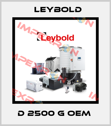 D 2500 G oem  Leybold