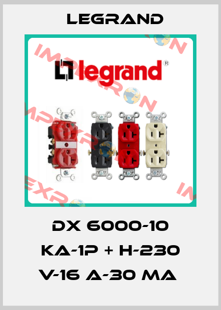 DX 6000-10 kA-1P + H-230 V-16 A-30 mA  Legrand