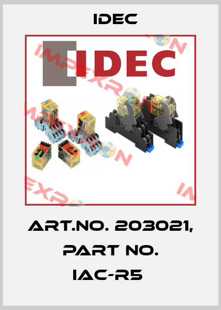 Art.No. 203021, Part No. IAC-R5  Idec