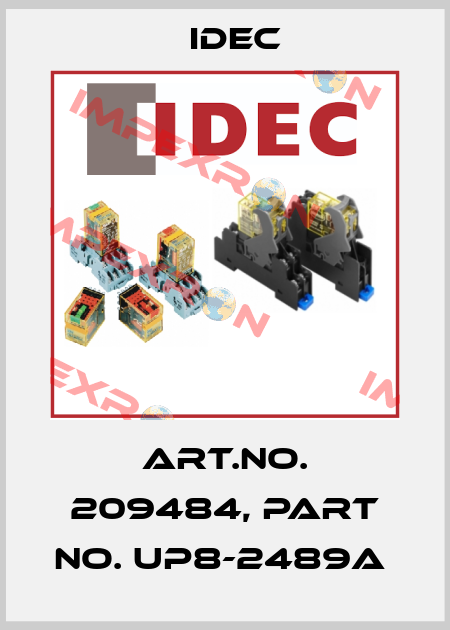 Art.No. 209484, Part No. UP8-2489A  Idec