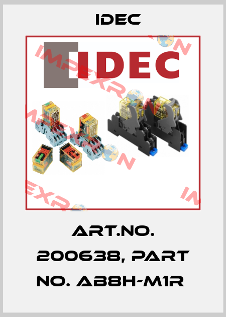 Art.No. 200638, Part No. AB8H-M1R  Idec