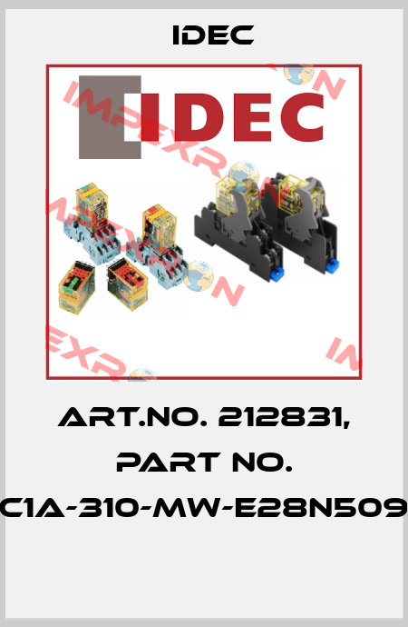 Art.No. 212831, Part No. EC1A-310-MW-E28N509-1  Idec