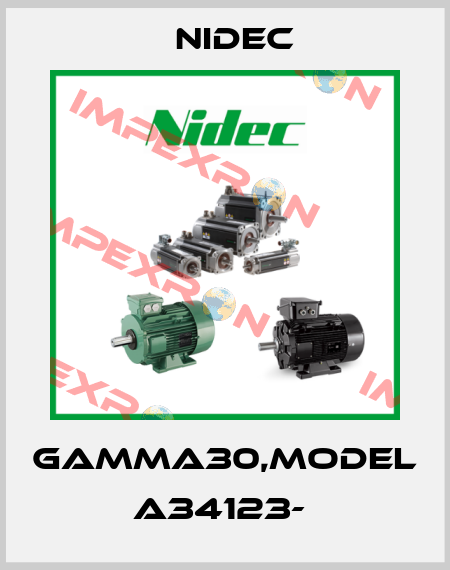 GAMMA30,MODEL A34123-  Nidec