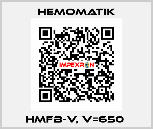 HMFB-V, V=650  Hemomatik
