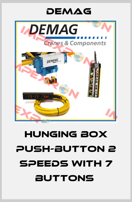 HUNGING BOX PUSH-BUTTON 2 SPEEDS WITH 7 BUTTONS  Demag