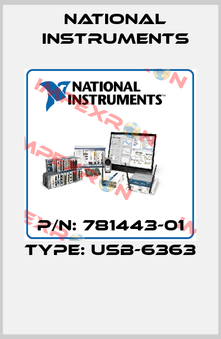 P/N: 781443-01 Type: USB-6363  National Instruments