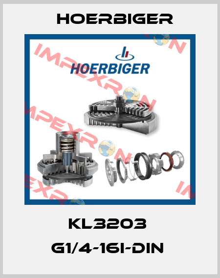 KL3203  G1/4-16I-DIN  Hoerbiger