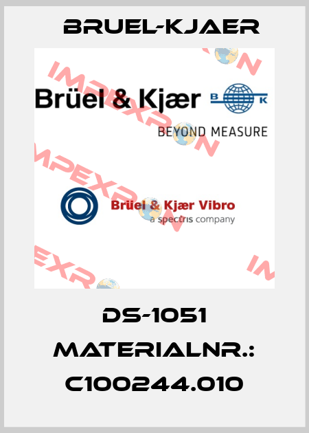 DS-1051 MaterialNr.: C100244.010 Bruel-Kjaer