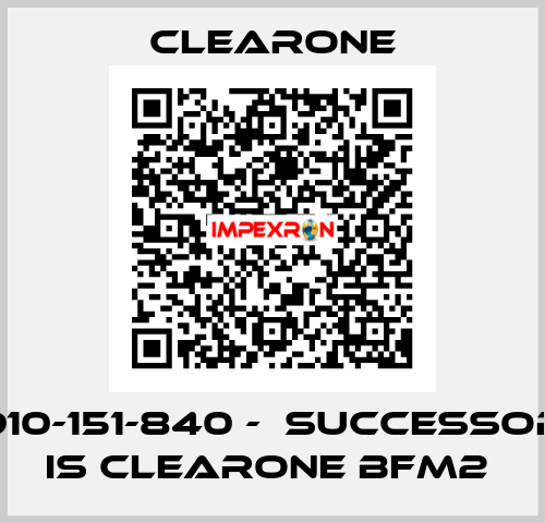 910-151-840 -  successor is ClearOne BFM2  Clearone