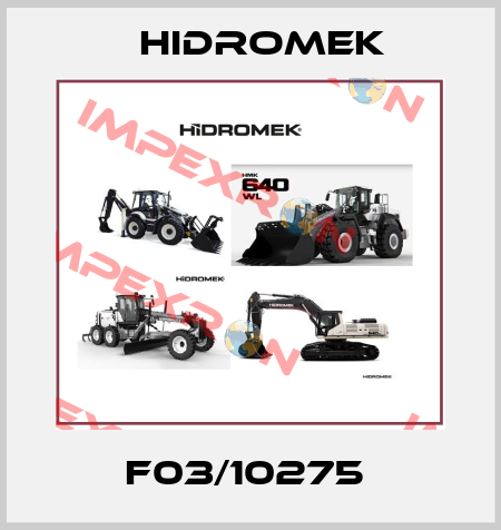 F03/10275  Hidromek