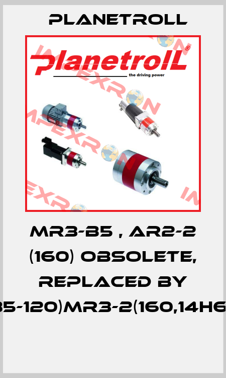 MR3-B5 , AR2-2 (160) obsolete, replaced by (63,B5-120)MR3-2(160,14h6x30)  Planetroll