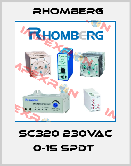 SC320 230VAC 0-1S SPDT  Rhomberg