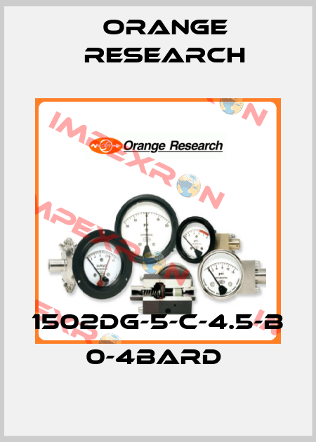 1502DG-5-C-4.5-B 0-4BARD  Orange Research