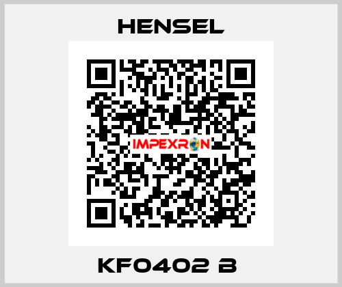 KF0402 B  Hensel