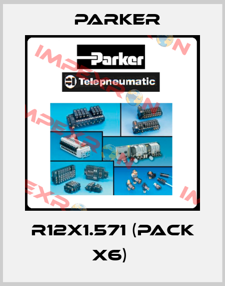 R12X1.571 (pack x6)  Parker