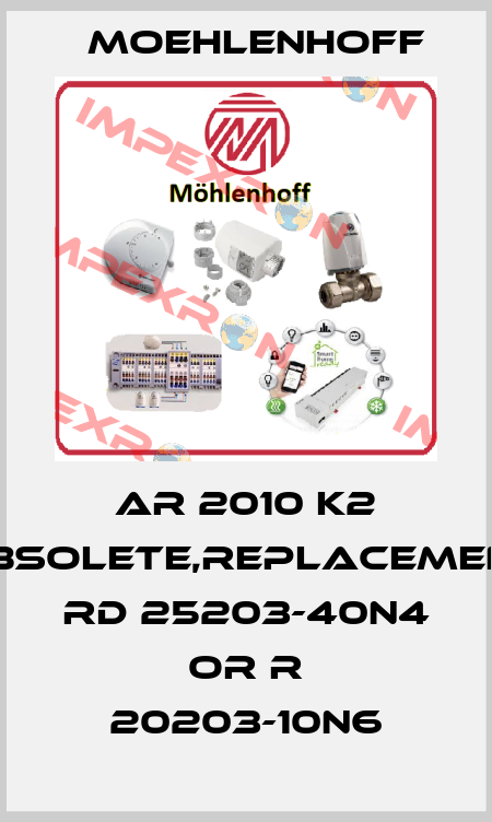 AR 2010 K2 obsolete,replacement RD 25203-40N4 or R 20203-10N6 Moehlenhoff