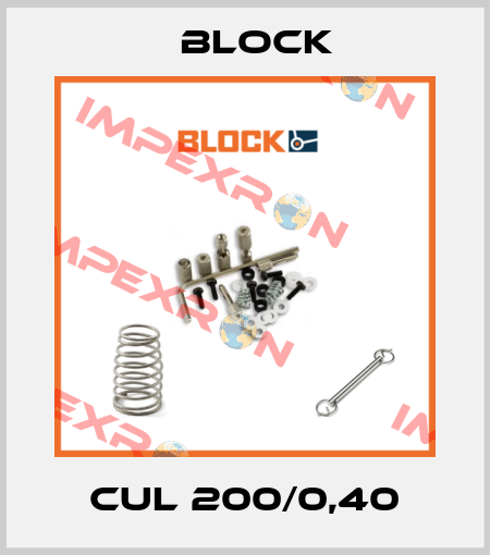 CUL 200/0,40 Block