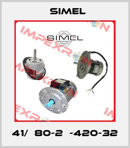 41/Т80-2М-420-32 Simel