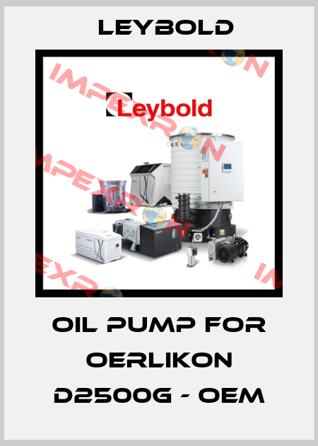 Oil pump for Oerlikon D2500G - OEM Leybold
