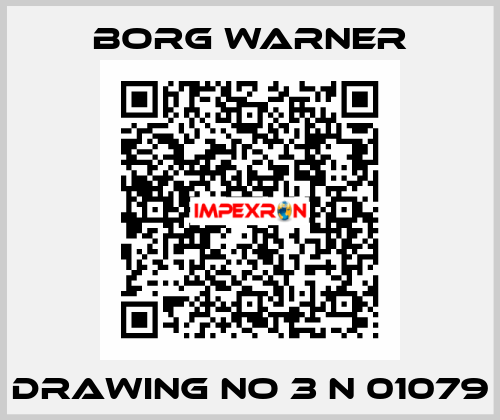 Drawing No 3 N 01079 Borg Warner