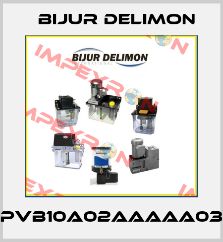 PVB10A02AAAAA03 Bijur Delimon