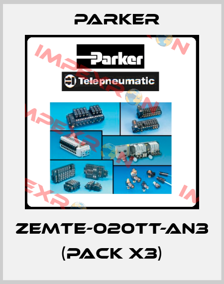 ZEMTE-020TT-AN3 (pack x3) Parker