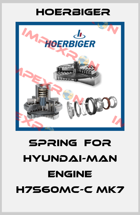 Spring  for Hyundai-MAN engine H7S60MC-C Mk7 Hoerbiger