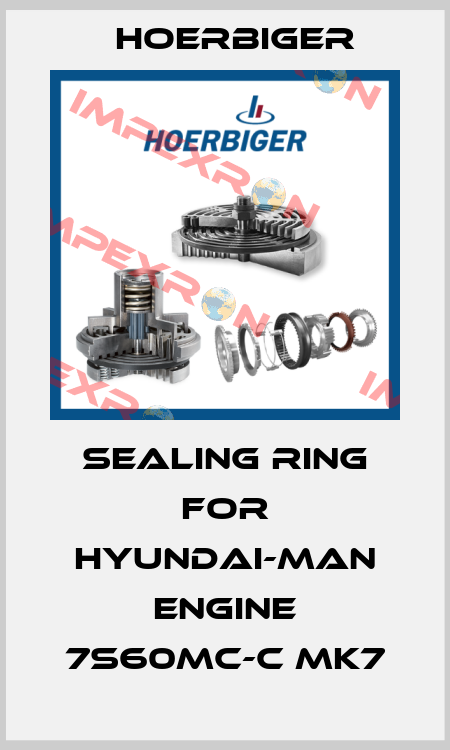 Sealing ring for Hyundai-MAN engine 7S60MC-C Mk7 Hoerbiger