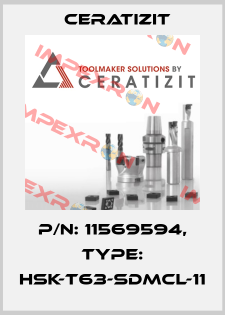 P/N: 11569594, Type: HSK-T63-SDMCL-11 Ceratizit