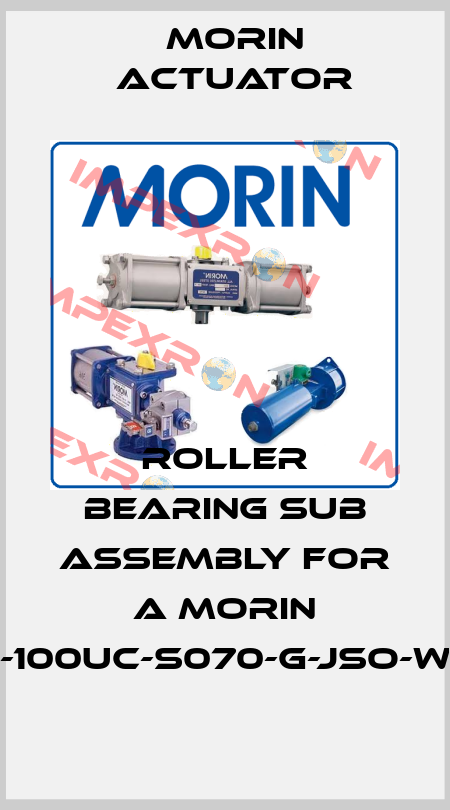 Roller Bearing Sub Assembly for a Morin S-100UC-S070-G-JSO-WH Morin Actuator