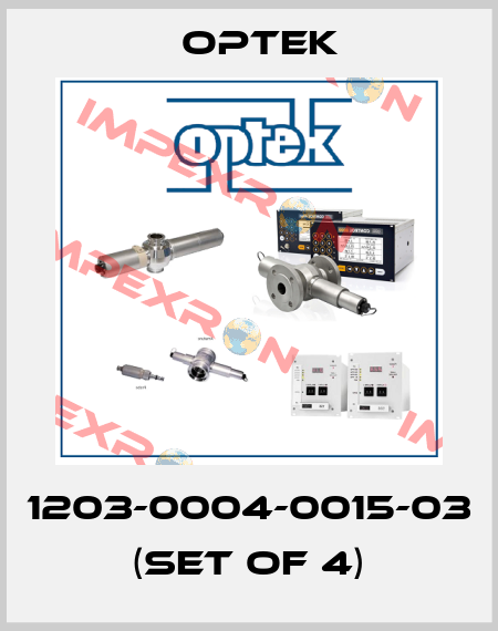 1203-0004-0015-03 (set of 4) Optek