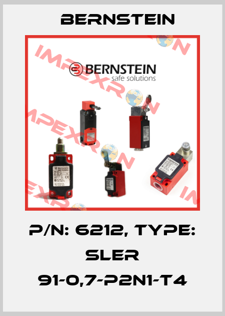 P/N: 6212, Type: SLER 91-0,7-P2N1-T4 Bernstein