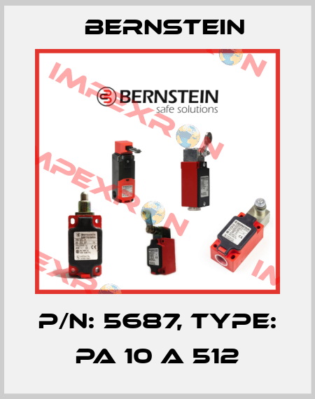 P/N: 5687, Type: PA 10 A 512 Bernstein