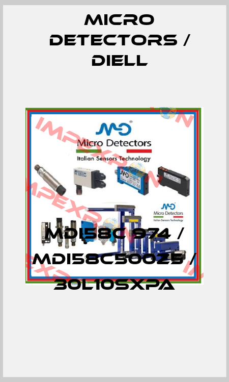 MDI58C 974 / MDI58C500Z5 / 30L10SXPA
 Micro Detectors / Diell