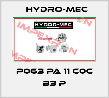 P063 PA 11 C0C B3 P Hydro-Mec