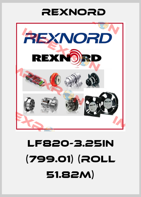 LF820-3.25IN (799.01) (Roll 51.82m) Rexnord