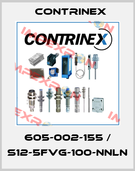 605-002-155 / S12-5FVG-100-NNLN Contrinex