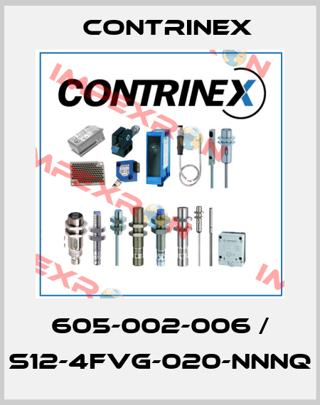 605-002-006 / S12-4FVG-020-NNNQ Contrinex
