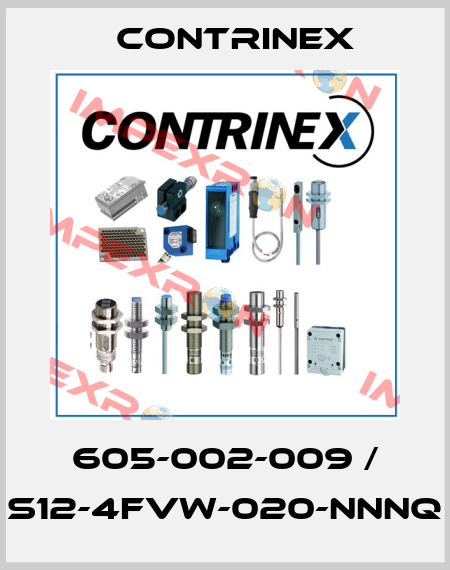 605-002-009 / S12-4FVW-020-NNNQ Contrinex