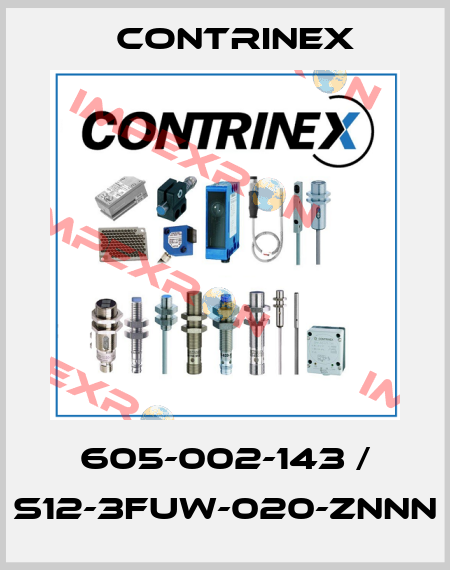 605-002-143 / S12-3FUW-020-ZNNN Contrinex