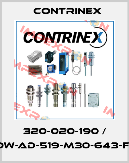 320-020-190 / DW-AD-519-M30-643-F1 Contrinex